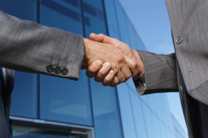 Businessmen Shaking Hands