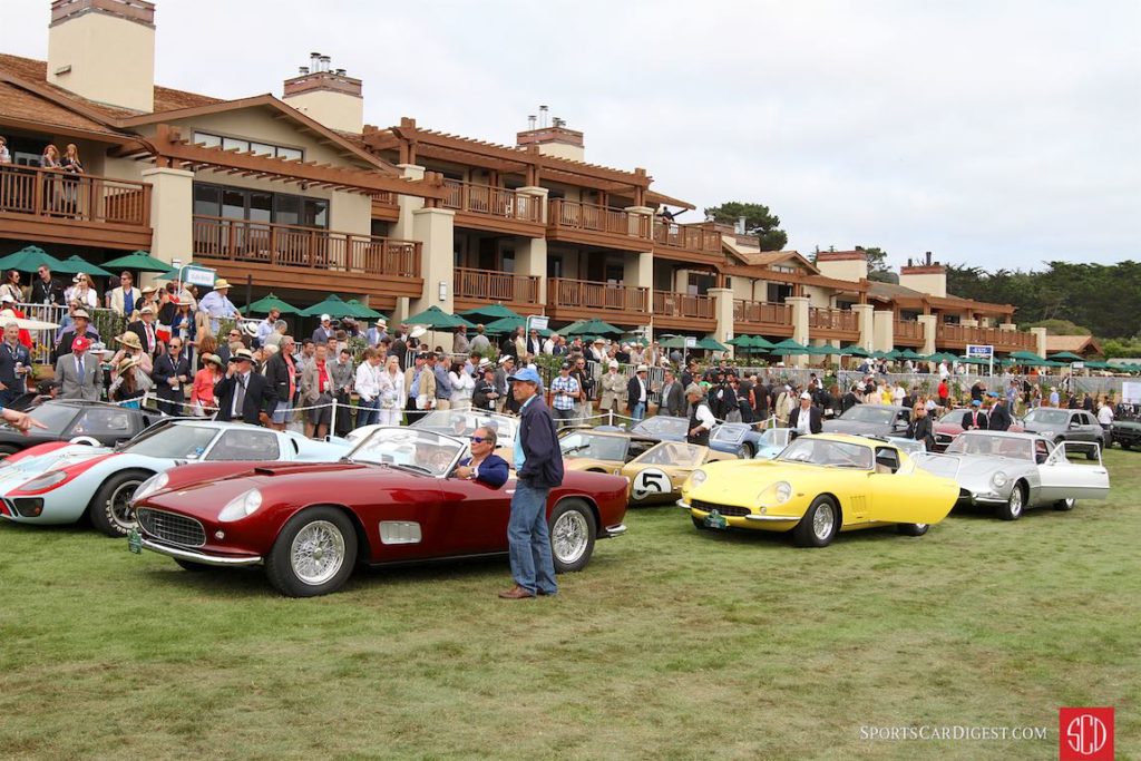 Award time at the 2016 Pebble Beach Concours d’Elegance