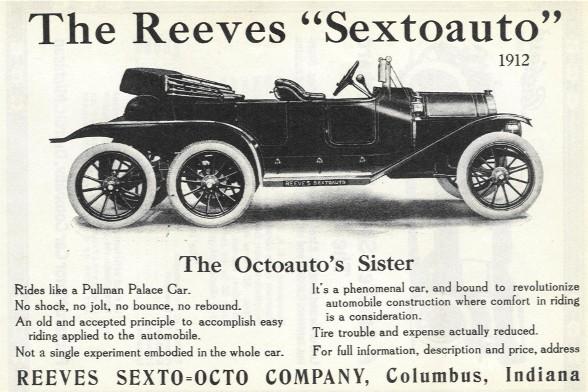 Un'inserzione pubblicitaria della Sextoauto (1912)