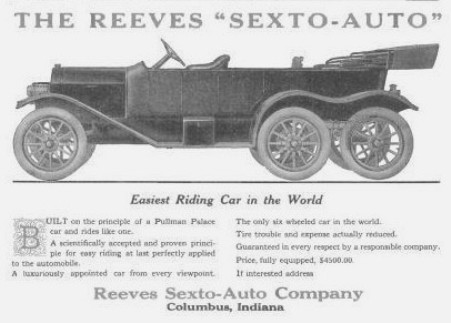 Una seconda inserzione pubblicitaria della Sextoauto su base Stutz (1912) 