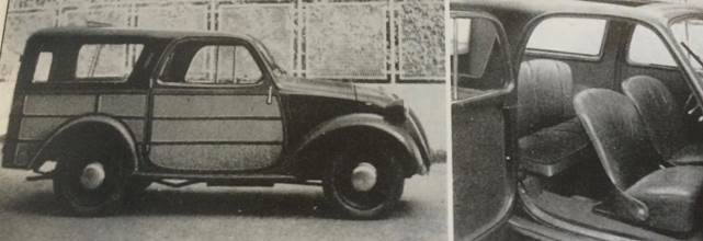  Fiat 500 "Topolino" B "Giardinetta" Accossato, 1949 