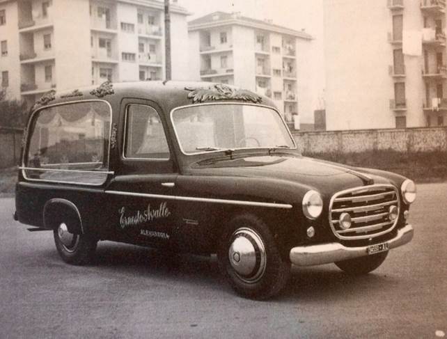 Fiat 1900 carro funebre Accossato, 1953