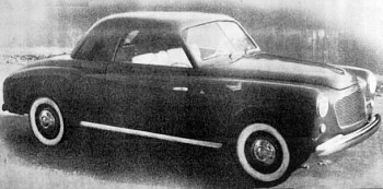 Fiat 1400 Rondine Coupè, 1950 